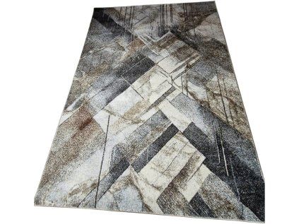 Sivo-béžový moderný koberec Villa 856