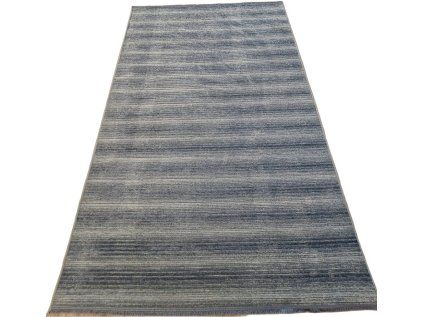 Modrý pruhovaný koberec Saloon BLUE