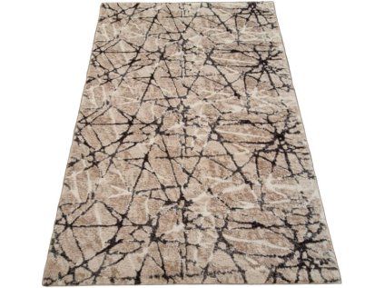 Béžový koberec Plush Deluxe Bezovy-mramor