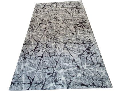 Sivý koberec Plush Deluxe Sivy-mramor