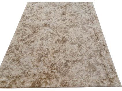 Béžový koberec Plush Deluxe Bodkovany-bezovy