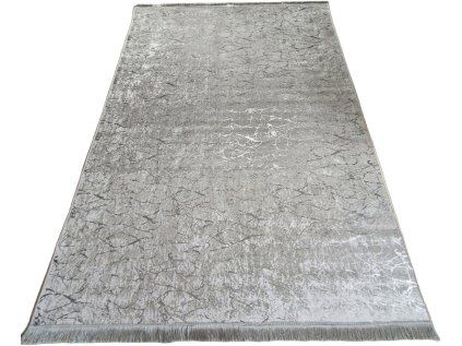 Béžový strieborný moderný koberec Parys Kremove-striebro