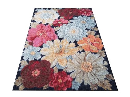 Farebný koberec s kvetinovým vzorom Casablanca 11
