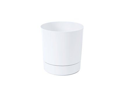 Kvetináč s podstavcom AURA 175 – biely*51236