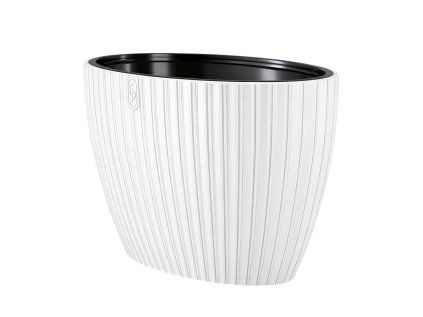 Kvetináč MIKA ELIPSA 400 mm, biely*0452