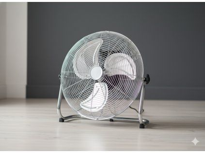 STOPOVÝ VENTILÁTOR, STRIEBORNÝ, 70 W