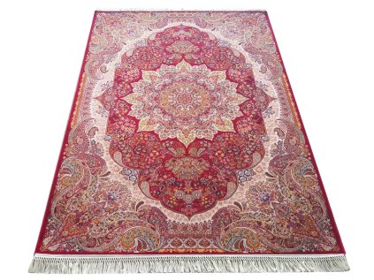 Prémiový koberec s exkluzívnym vzorom Pers 10 - červená