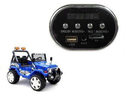 Hudobný panel pre autobatériu Jeep S618