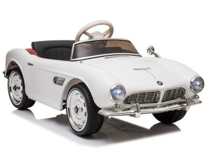 BMW Retro biele auto na batérie