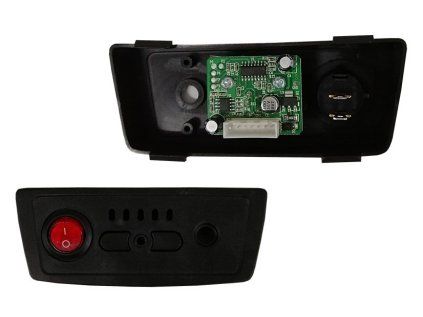 Hudobný panel, centrálny pre vozidlo Quad battery
