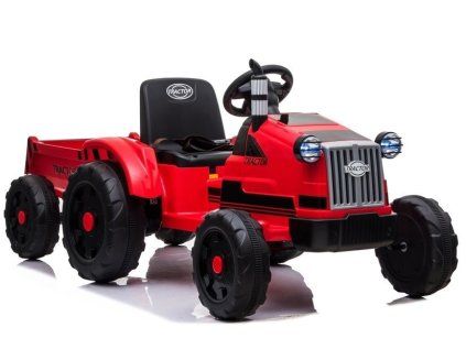 Batériový traktor s prívesom CH9959 Red