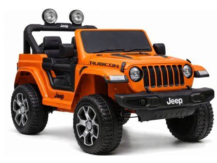 Jeep Rubicon 4x4 batéria auto oranžová