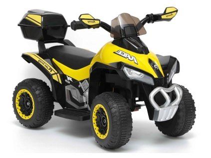 Elektrická štvorkolka GTS1188-A, LED, hudba, žltá