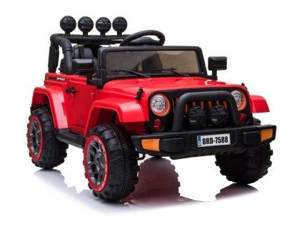 Jeep BRD-7588 Červená batéria 4x4