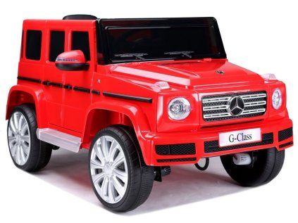 Mercedes G500 batérie auto červená