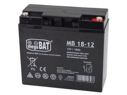 Mega batéria pre auto 12V18Ah gélová batéria