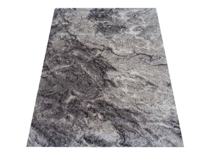 Sivý moderný koberec s mramorovým vzorom Panamero 19