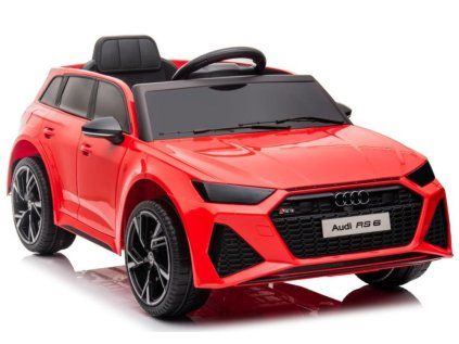 Audi RS6 Batéria Vozidlo BRD-2118 Červená