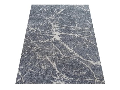 Sivý abstraktný koberec Vista 07