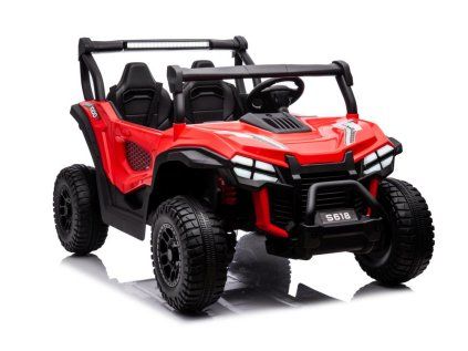 S618 Červené auto na batérie 4x4