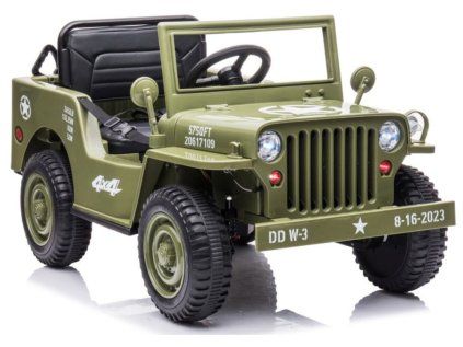 JH-103 Olivovozelené auto na batérie 4x4