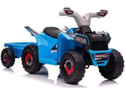 Modrá batériová štvorkolka XMX630T s prívesom
