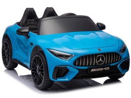 Mercedes AMG SL63 modro lakovaný batériový automobil