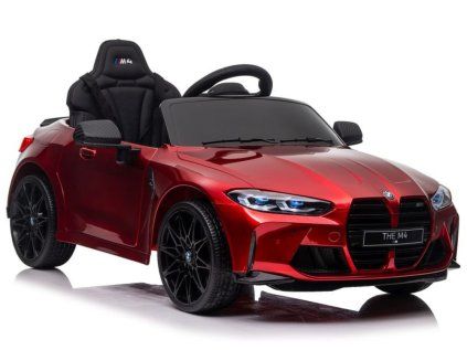BMW M4 Červené batériové auto, lakované