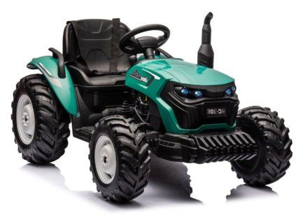 Elektrický traktor HC-306 tmavozelený 24V
