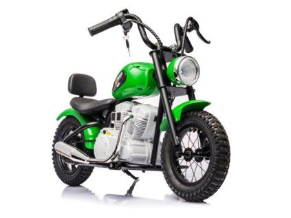 Dobíjací motocykel A9902 36V zelený