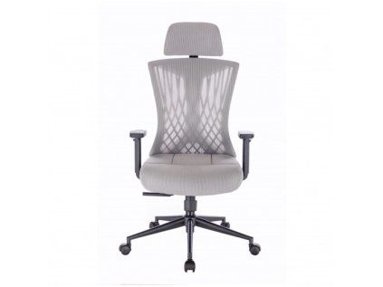 Ergonomické kreslo AVERY svetlosivé