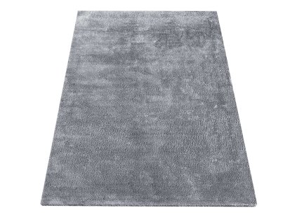 Sivý jednofarebný koberec Enzo