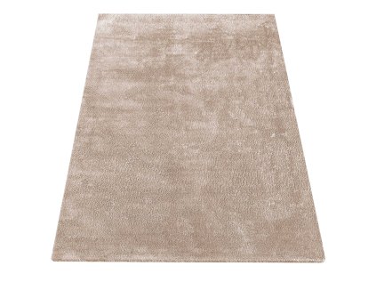Béžový jednofarebný koberec Enzo