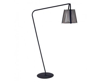 Solárna lampa HELSINKI FLOOR čierna