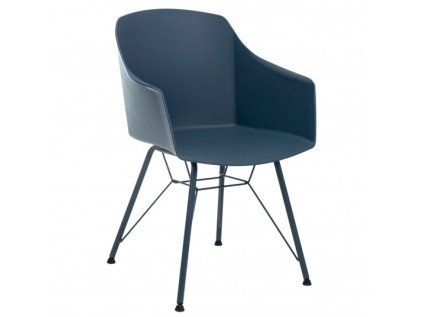 Stolička CLARA tmavomodrá