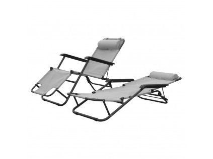 Ležadlo SENATOR sivé