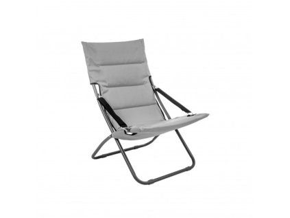 Plážové ležadlo VERDE sivé