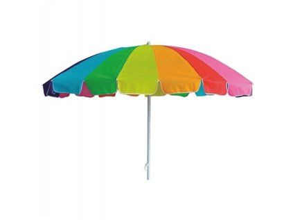 Plážový slnečník 220cm s TILT RAINBOW