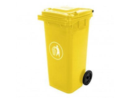 Nádoba na odpad 120L žltá