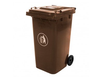 Nádoba na odpad 240L hnedá