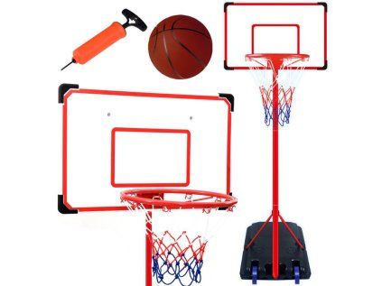 Tabuľa na basketbalový kôš + lopta s pumpou SP0701