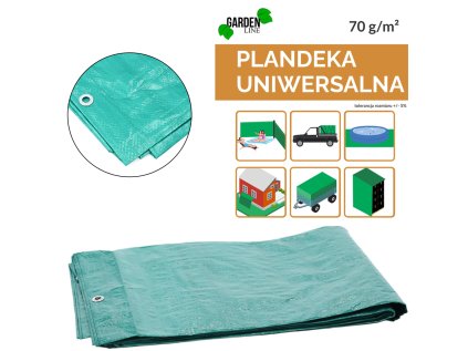 PLACHTA 2 x 3 M (+/- 5 %) 70 G/M² 3 % UV ZELENÁ *4126