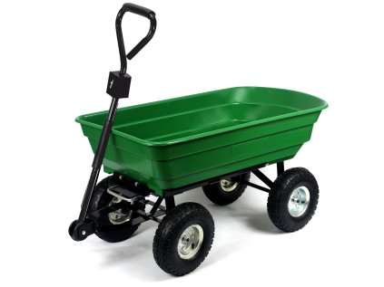 ZÁHRADNÝ VOZÍK S DVOJITOU FUNKCIOU, ZELENÝ