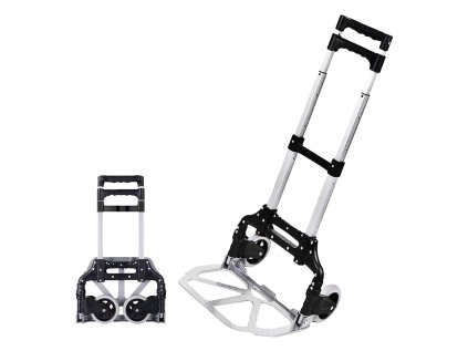 SKLADACÍ HLINÍKOVÝ PREPRAVNÝ VOZÍK 39,5 x 42 x 100 CM NOSNOSŤ: 70 KG