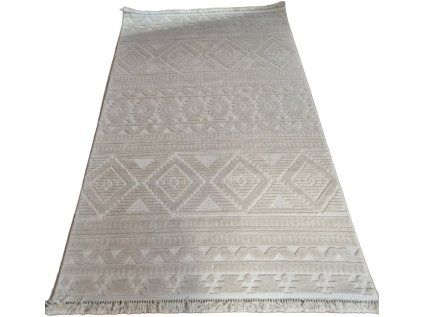 Béžový moderný koberec TWIST BEIGE 23929A