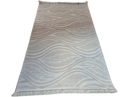 Béžový moderný koberec TWIST BEIGE 31204A