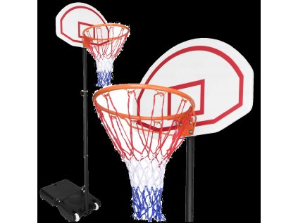 BASKETBALOVÝ KOŠ NA NASTAVITEĽNOM STOJANU 165–205 CM *7499