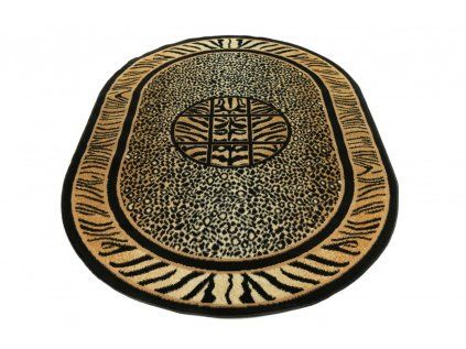 Koberec 6600A ČIERNY ATLAS PP OV