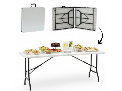 SKLADACÍ TURISTICKÝ/KATERINGOVÝ STÔL 180 x 70 x 74 CM *9606
