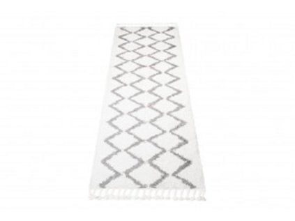 Koberec C090A KRÉMOVÁ/TMAVOSIVÁ BOHO